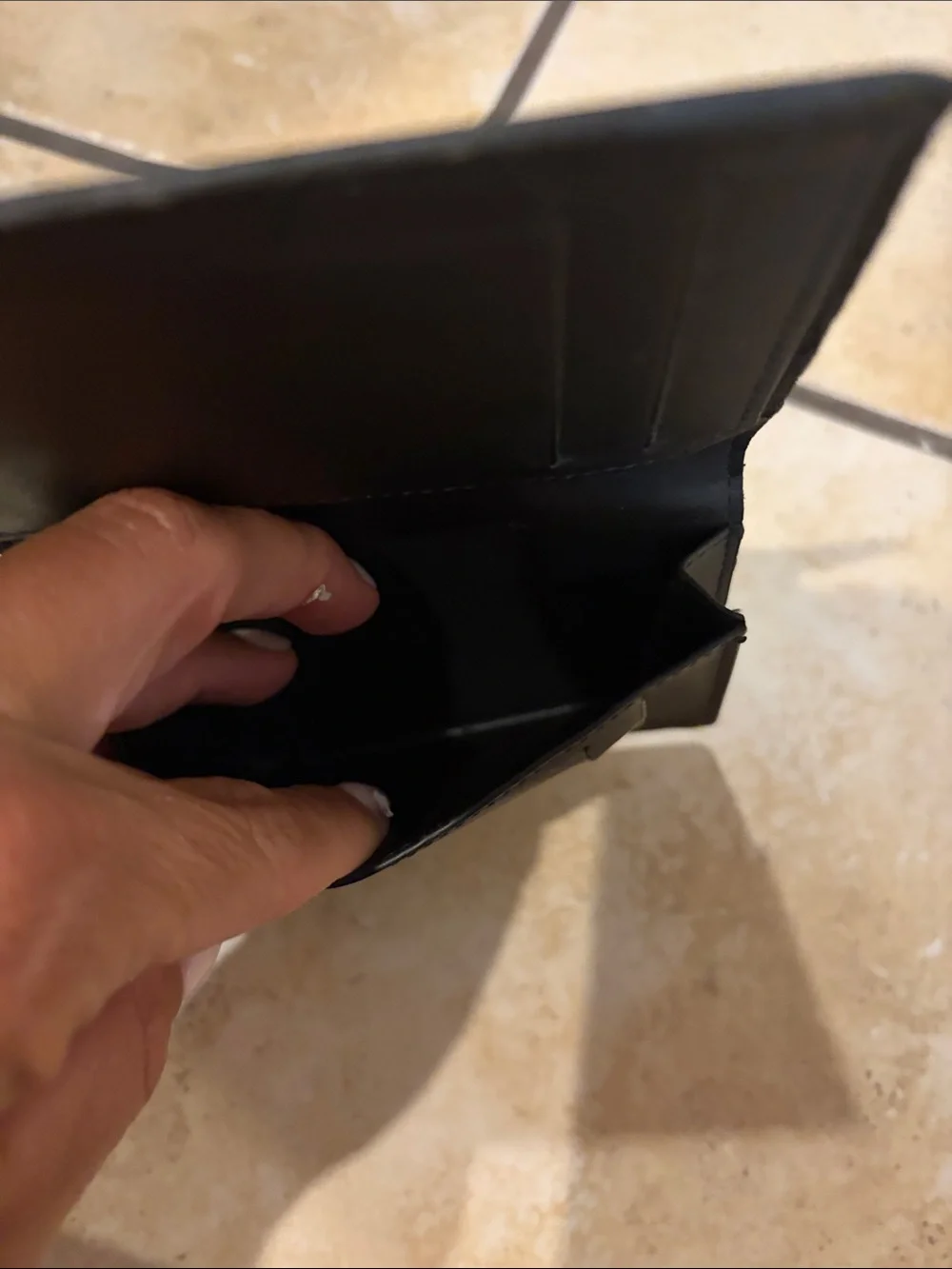 Dunhill Men's Black Textured Wallet